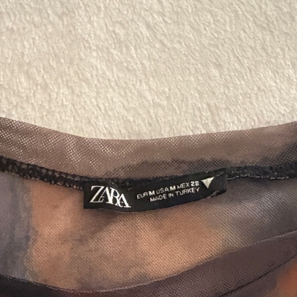 Zara Camouflage Bodysuit in Brown and Black - Picture 2 of 3